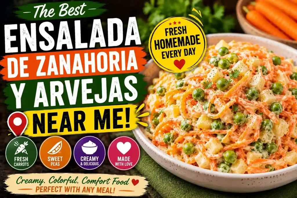 Best Ensalada de Zanahoria y Arvejas Near Me
