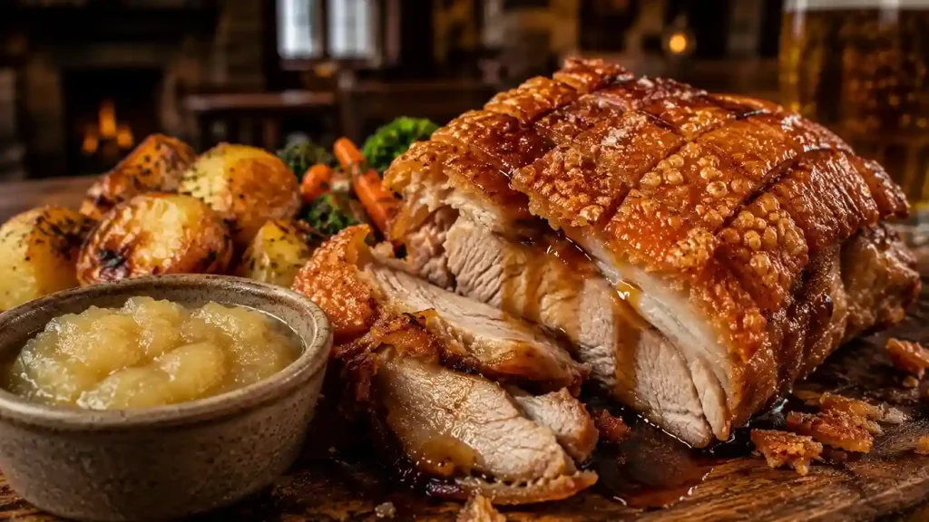 Best Pork Crackling With Apple Sauce Near Me