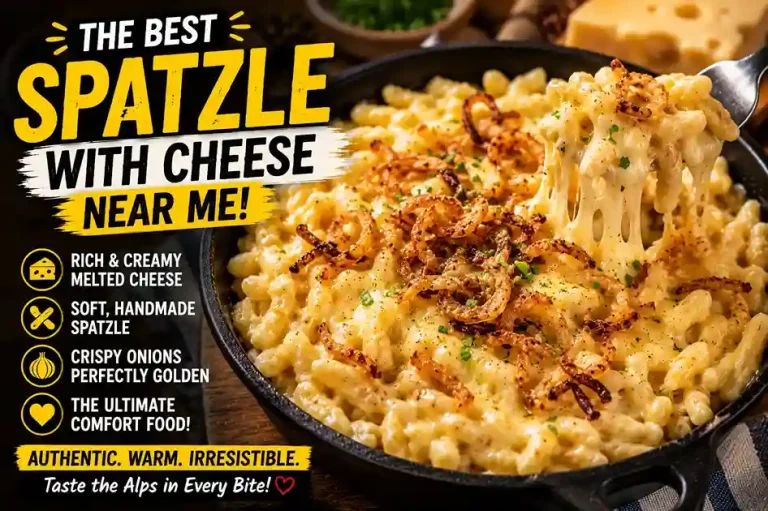 Best Spatzle With Cheese Near Me