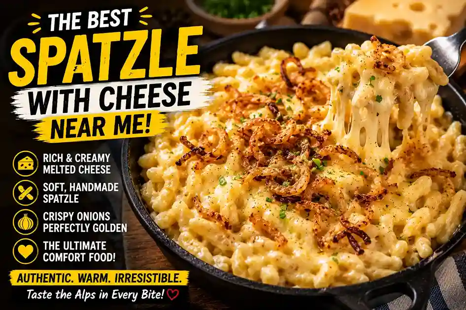 Best Spatzle With Cheese Near Me