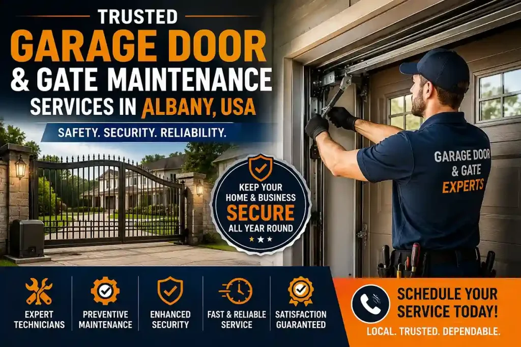 Trusted Garage Door and Gate Maintenance Services in Albany