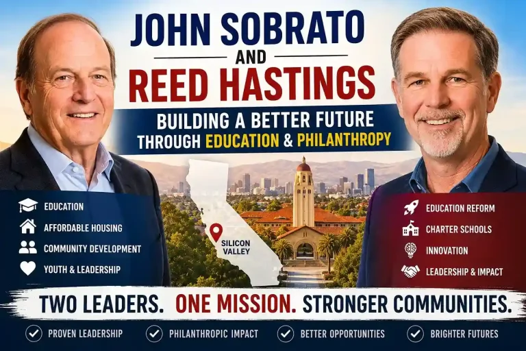 John Sobrato and Reed Hastings